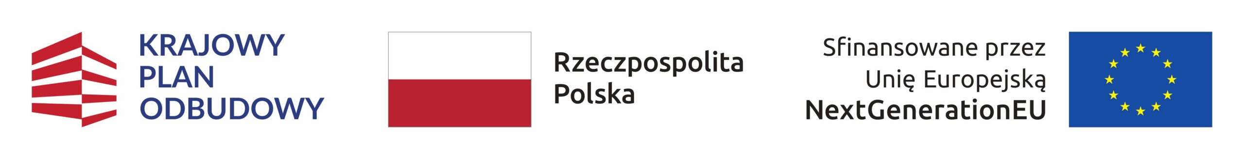 Logotypy Krajowego Planu Odbudowy